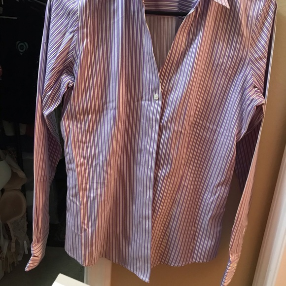 Brooks Brothers cotton blouse size 4 - Picture 4 of 5